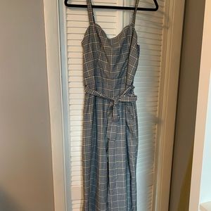 NWT Plaid Abercrombie Jumpsuit